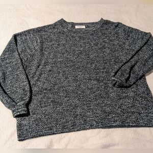 Zenana balloon sleeve sweater- green